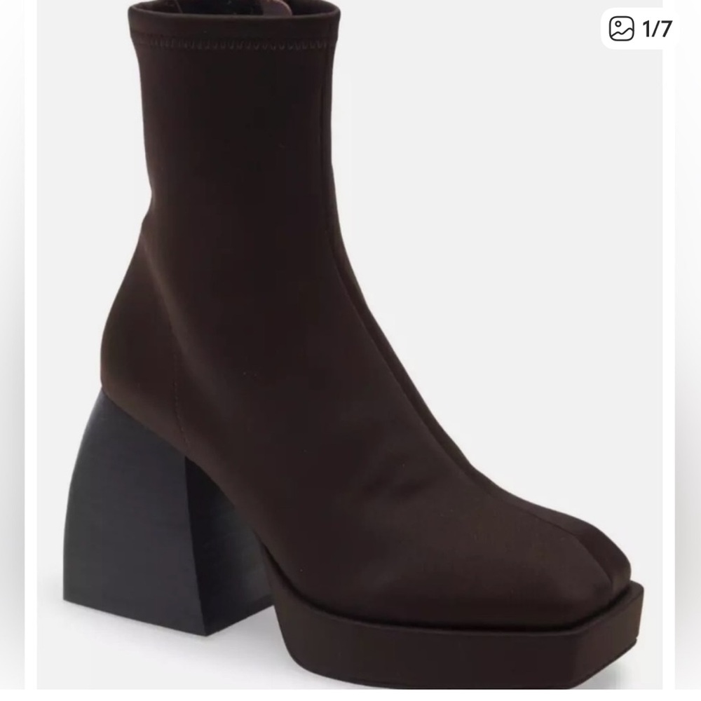 Jeffrey Campbell Dark Brown Heeled Boots